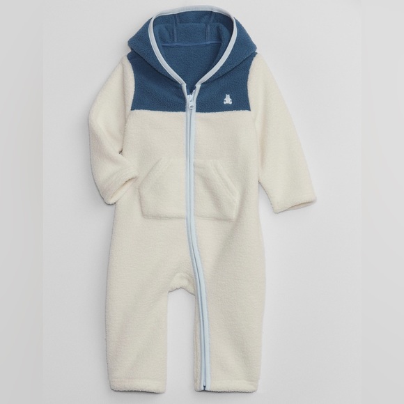 GAP Other - Gap Baby Sherpa Colorblock One-Piece NWT
